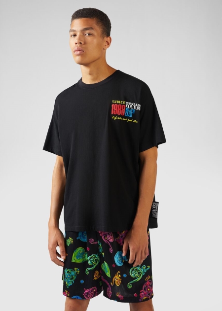 Versace Graphic Print T-shirt Herr - 167520IWX